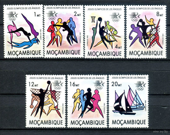 Мозамбик - 1984г. - Летние Олимпийские игры - полная серия, MNH [Mi 928-934] - 7 марок