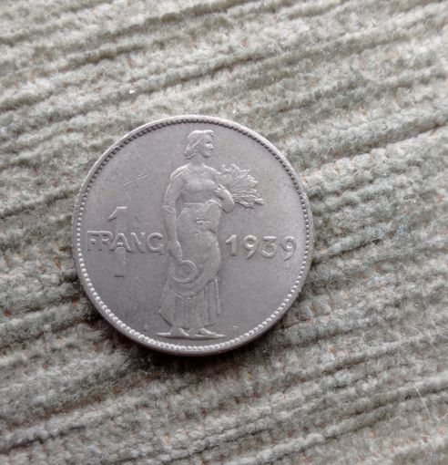 Werty71 Люксембург 1 франк 1939