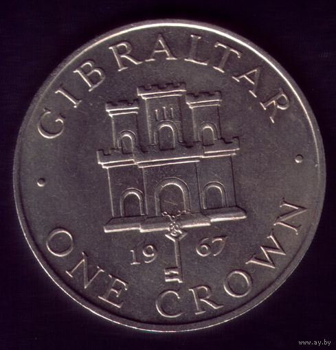 1 Крона 1967 год Гибралтар