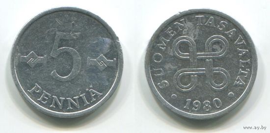 Финляндия. 5 пенни (1980)