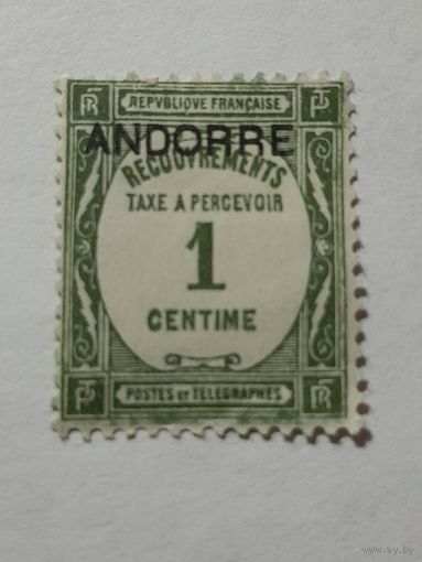 Андорра Французская администрация 1932