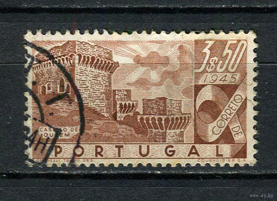Португалия - 1916 - Замок 3,5Е - [Mi.700] - 1 марка. Гашеная.  (Лот 44Ci)