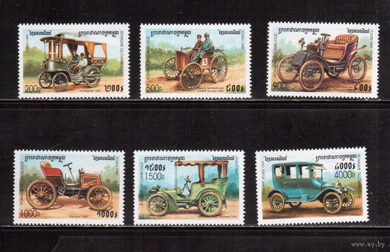 Камбоджа-1999,(Мих.1913-1918)   ** , Автомобили