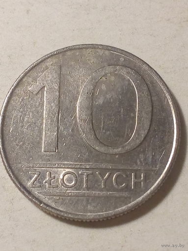 10 злотый Польша 1988