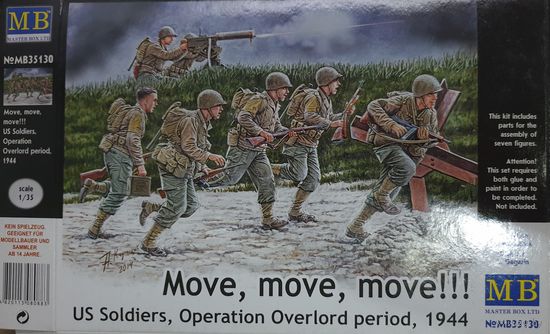 Master Box  #35130  1/35 Move, move..! US soldiers
