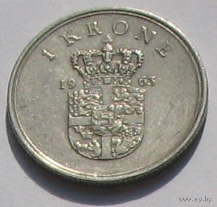 Дания, 1 крона 1963