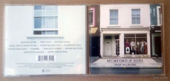 MUMFORD & SONS - Sigh No More (аудио СD EUROPE 2009)