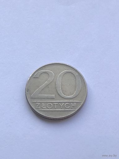 20 злотых 1987 г., Польша