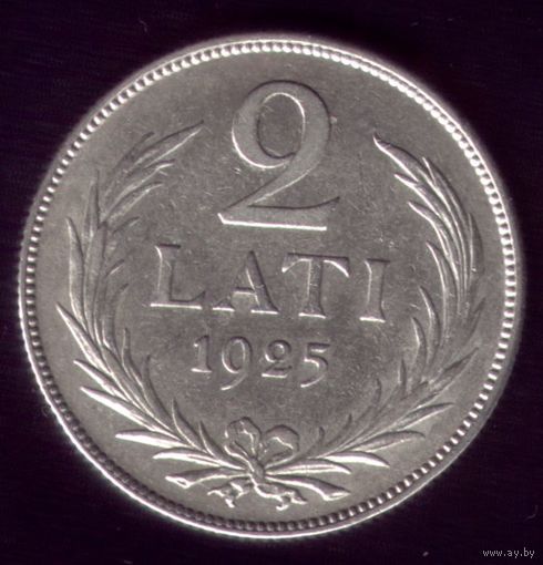 2 Лата 1925 год Латвия