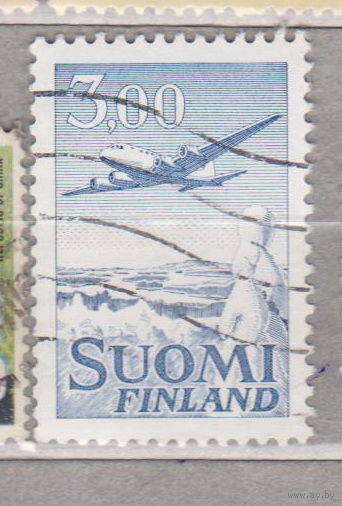 Авиация самолет Финляндия 1963 год  лот 3
