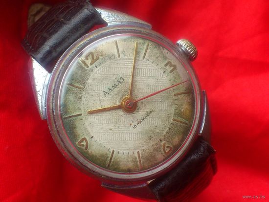 Часы АЛМАЗ 2809  из СССР 1960 года, тип ПРЕЦИЗИОННЫЕ, РЕДКИЕ, ВИНТАЖ