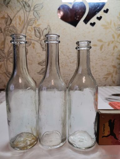 Старая бутылочка (одним лотом) МСЗ - 66, -65 год.