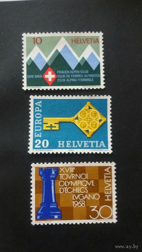 Швейцария  1968 3м