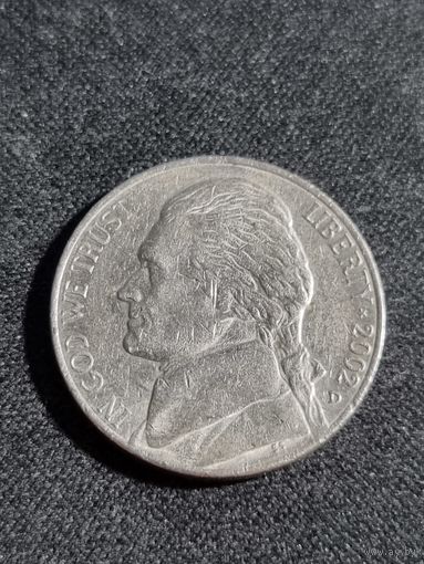 США 5 центов 2002  D
