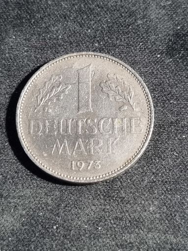 Германия (ФРГ) 1 марка 1973 J