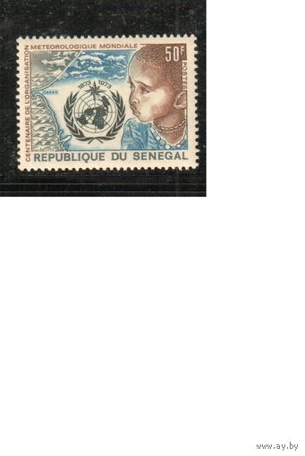 Сенегал-1973 (Мих.,533) ,  ** ,ООН, Метеорология(одиночка)