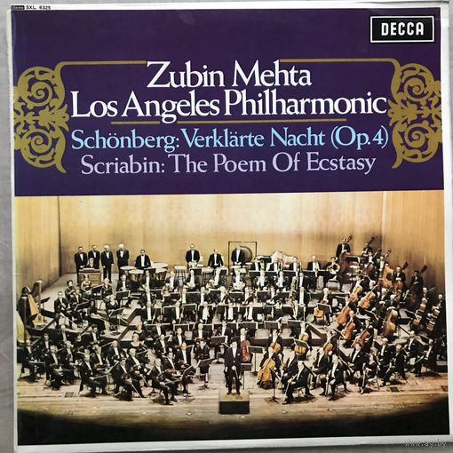 Zubin Mehta, Los Angeles Philharmonic, Schonberg, Scriabin – Verklarte Nacht (Op.4) / The Poem Of Ecstasy