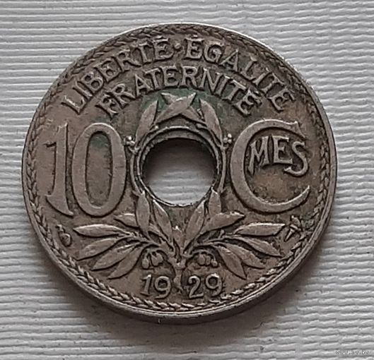 10 сантимов 1929 г. Франция
