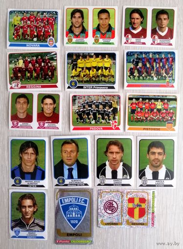 Наклейки. "Calciatori". "Panini. ". Футбол. 2003-2004г. Цена за 1шт.