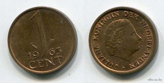 Нидерланды. 1 цент (1963, XF)