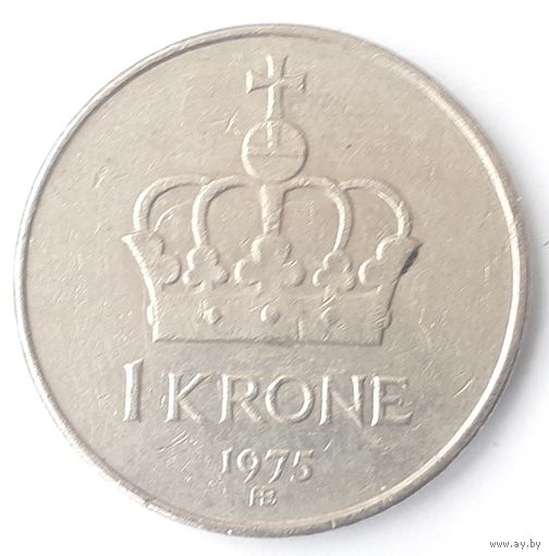 Норвегия 1 крона, 1975 (3-11-153)