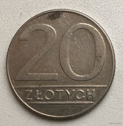 20 злотых 1989 Польша