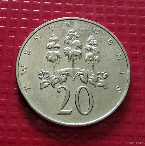 Ямайка 20 центов 1989 г . #30915