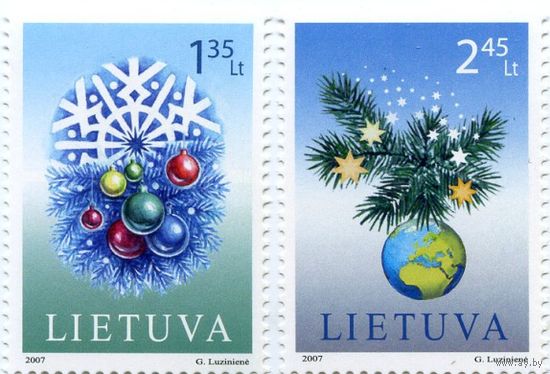 Новый год и Рождество, Праздники Литва 2007 **