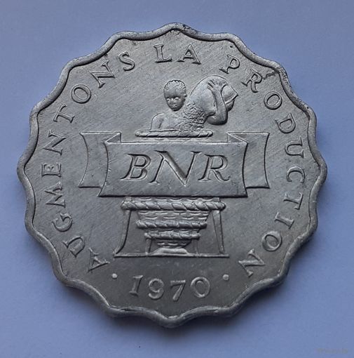 Руанда 2 франка, 1970 (1-6-88)