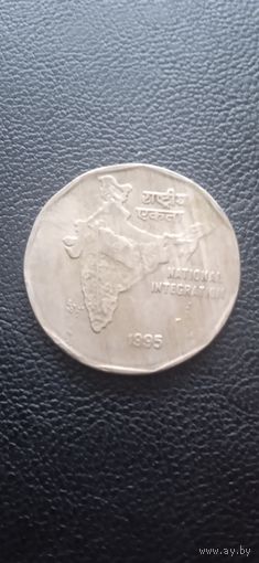 Индия 2 рупии 1995 г.