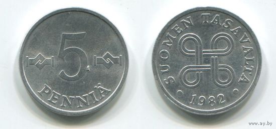 Финляндия. 5 пенни (1982, XF)