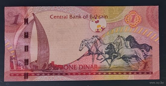 1 динар 2006 (2016) - Бахрейн - UNC