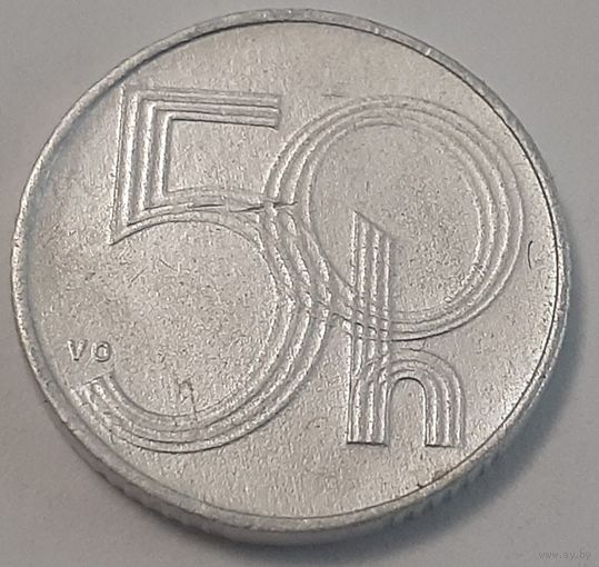 Чехия 50 геллеров, 1993 (4-14-56)