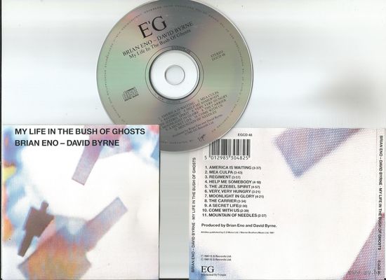 BRIAN ENO/ DAVID BYRNE - My Life In The Bush Of Ghosts (UK аудио CD 1981)