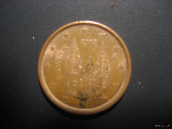 1 евроцент Испания 2012