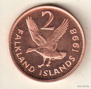 Фолклендские острова 2 пенс 1998