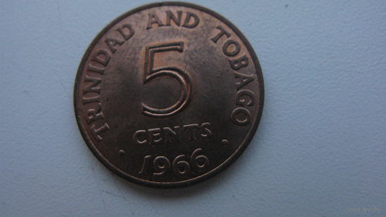 Тринидад и Тобаго 5 центов 1966
