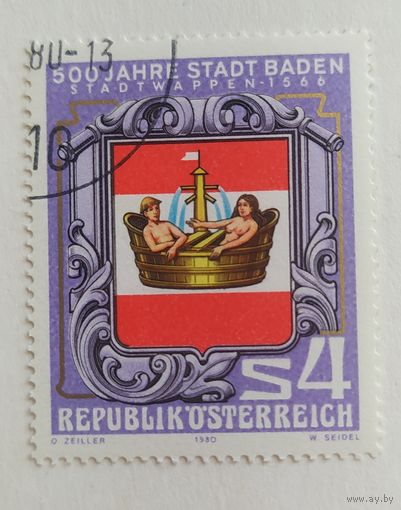 Австрия 1980, 500-летие города Баден