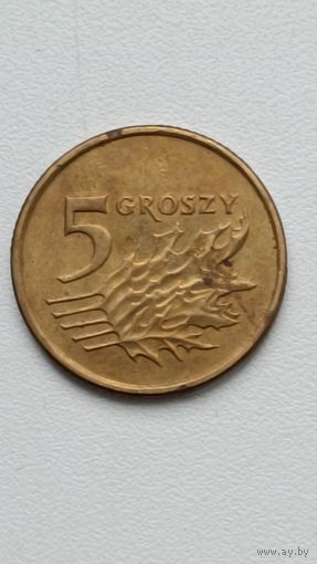 Польша. 5 грошей 2010 года.