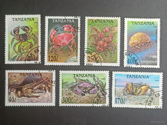 Танзания 1994. Крабы. Полная серия