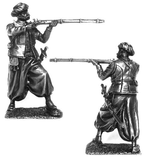 Боснийский ополченец, XVIII век (Солдатики Публия, 290)