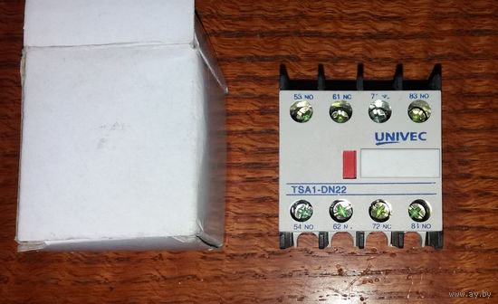 Приставка контактная к контакторам ПК-22 TSA1-DN22 Univec (аналог LA1-DN22)
