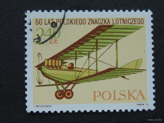 Польша 1975г. Авиация.