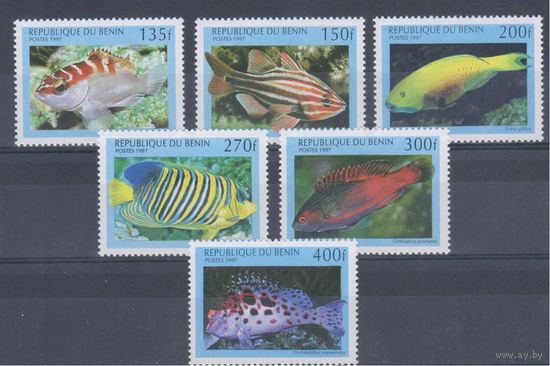 [350] Бенин 1997.Фауна.Рыбы.
