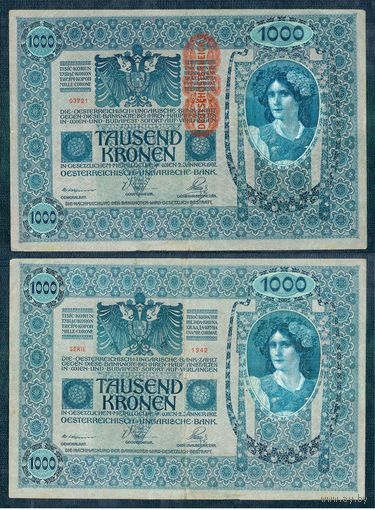 Австро-Венгрия, 1000 крон 1902 год.