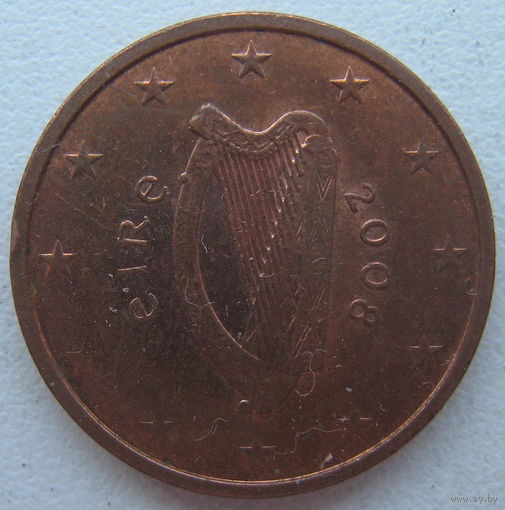 Ирландия 2 евроцента 2008 г.