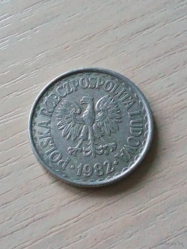 Польша 1 злотый 1982г.