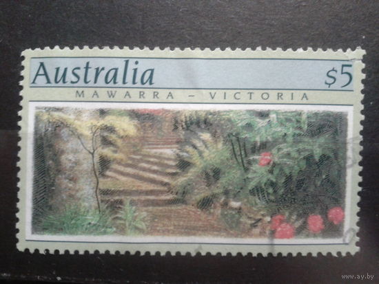 Австралия 1989 Ботанический сад, номинал 5 долларов