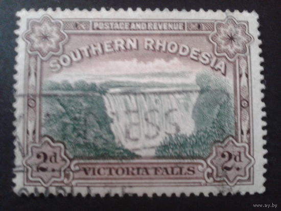 Южная Родезия 1932 водопад Виктория колония Англии