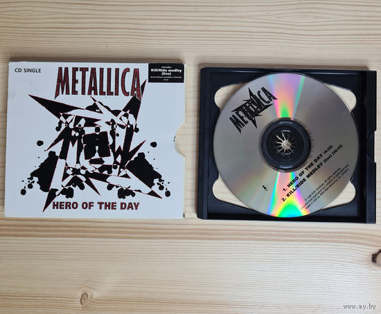 Metallica - Hero Of The Day (CD, USA, 1996, лицензия) Slide Tray